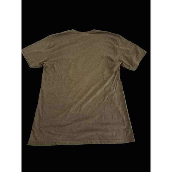 Make Coffee and Thrift Reseller T-Shirt Men's Size Medium Green 100% Cotton - Picture 3 of 4